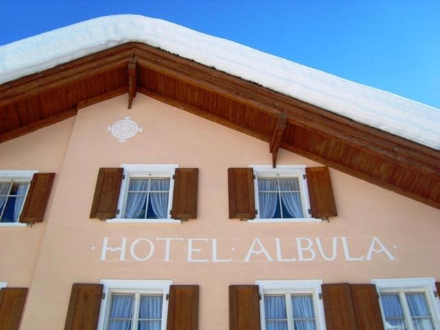 Hotel Albula Bergün Exterior foto